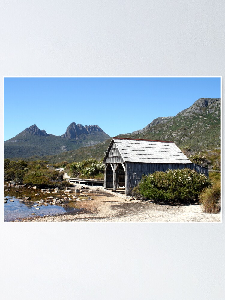 Alternate view of Old Cradle Mountain Boat Shed Poster