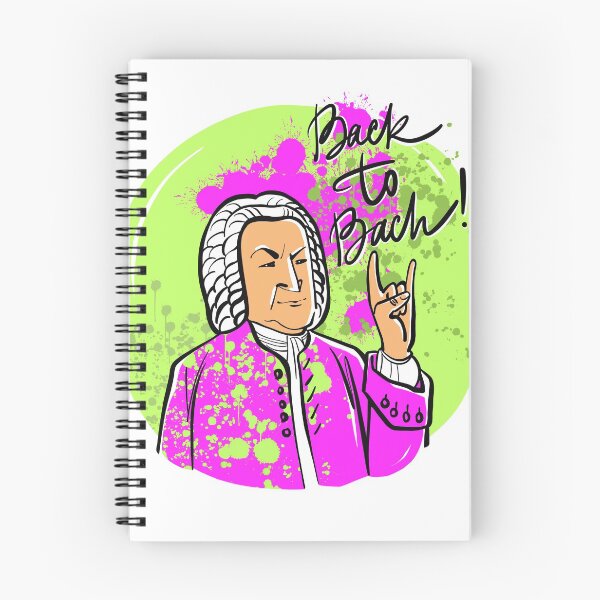 Item preview, Back to Bach (neon spray paints version) designed and sold by Irina Ivanova.