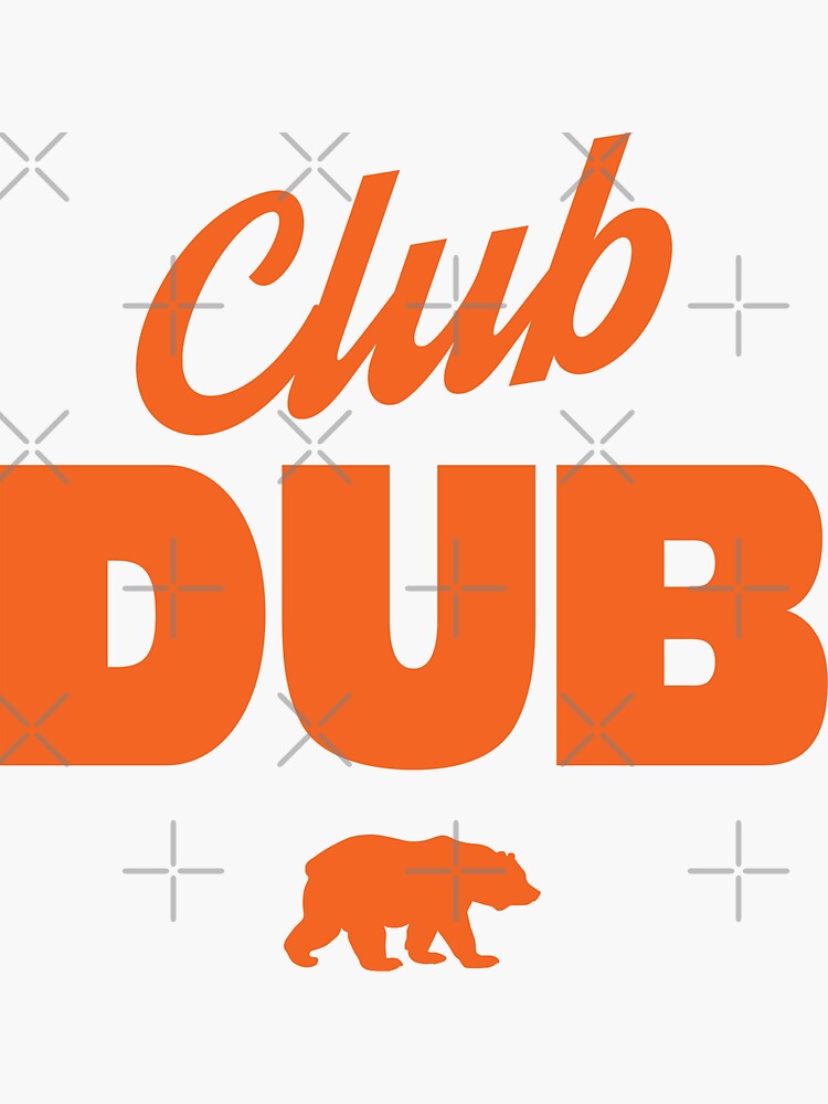 club dub sticker by primotees redbubble club dub sticker by primotees redbubble