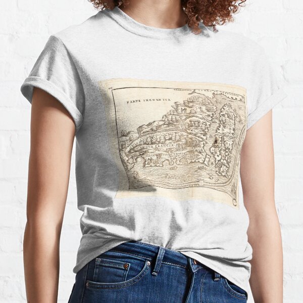 Map of Eastern Canada (1565) Classic T-Shirt