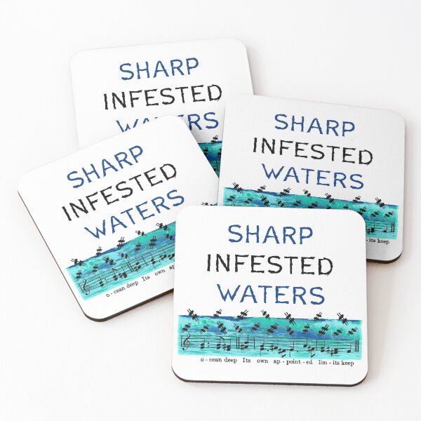 Item preview, Sharp Infested Waters designed and sold by TimespunThreads.