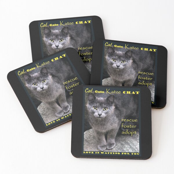 Item preview, Rescue, Foster, Adopt designed and sold by VeganBear.