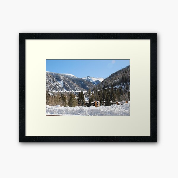 Ski Valley Framed Art Print