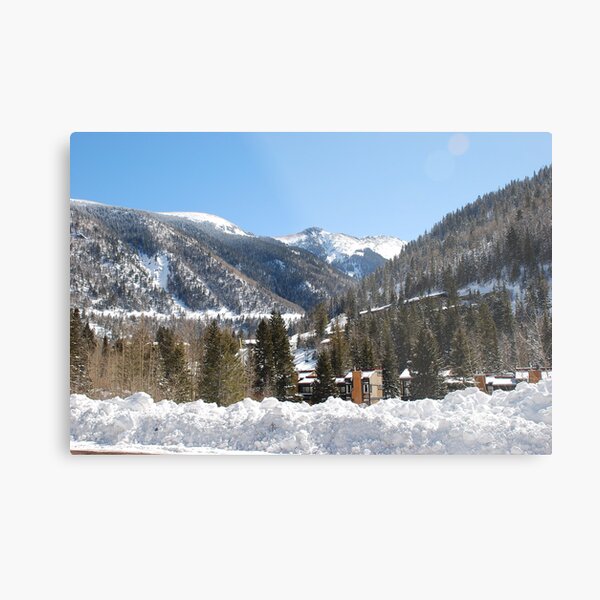 Ski Valley Metal Print
