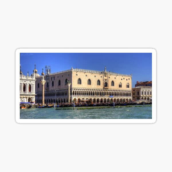 Doge's Palace from the Giudecca Canal Sticker