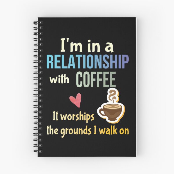 Item preview, Funny Coffee Lovers Committed Relationship Pun designed and sold by doodabobs.