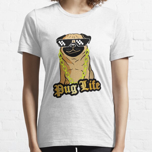 What The PugI Cool Dog with Cap and Bandana' Men's T-Shirt