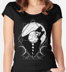 WEREWOLF heulte den Mond an Tailliertes Rundhals-Shirt