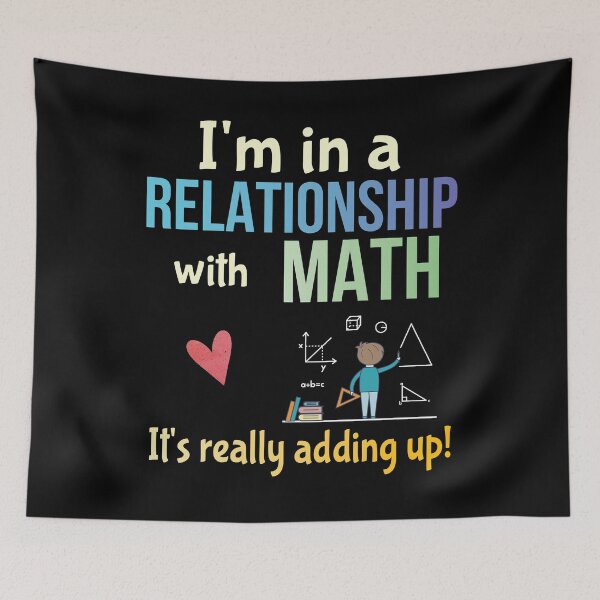Aperçu de l'œuvre Drôle Math Pun Engagé Relation Professeur Nerd Math Geek créée et vendue par doodabobs.