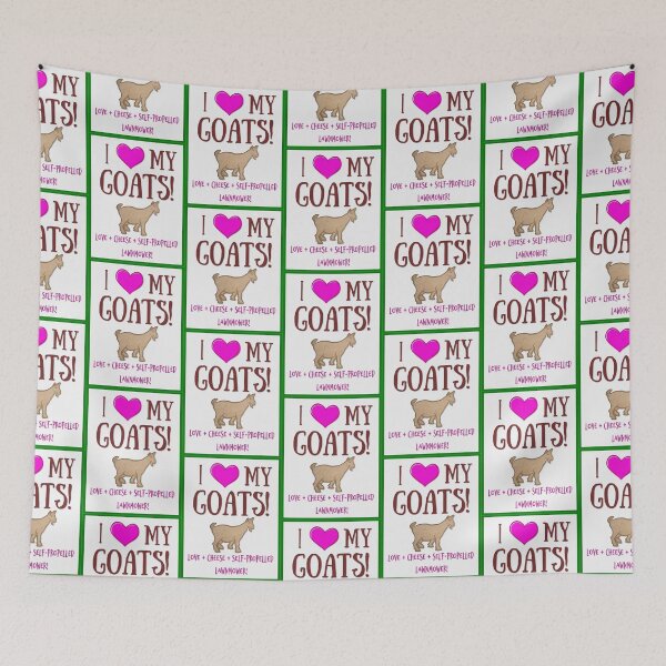 Item preview, I Love My Goats! designed and sold by sweetpea73.