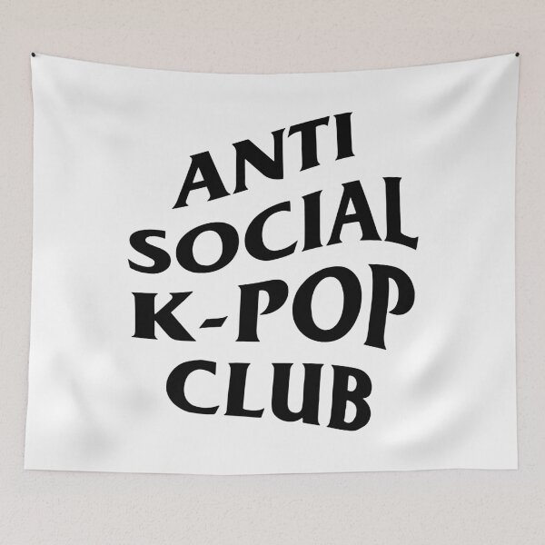 Item preview, Anti social k-pop club. designed and sold by Duckiechan.