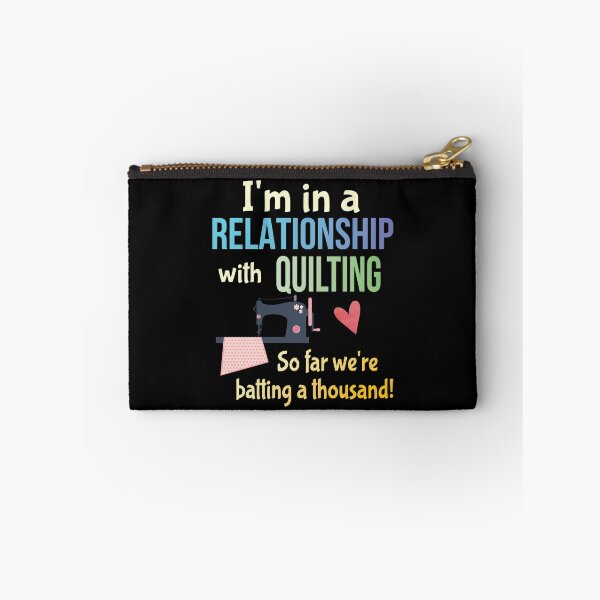 Item preview, Funny Quilting Sewing Crafters Committed Relationship Pun designed and sold by doodabobs.