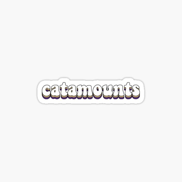 Funky WCU Catamounts Sticker
