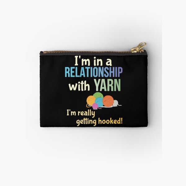 Item preview, Funny Yarn Knitters Crochet Crafters Committed Relationship Pun designed and sold by doodabobs.