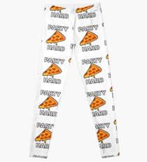 Party Hard Pizza Pixel Art Leggings