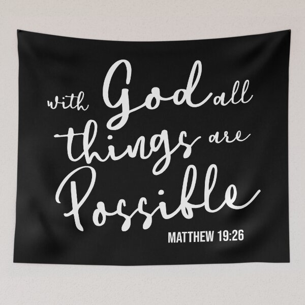 Item preview, With God all things are possible designed and sold by corbrand.