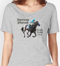 Amerikanische Pharoah Triple Crown 2015 Baggyfit T-Shirt
