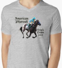 American Pharoah Triple Crown 2015 Men's V-Neck T-Shirt