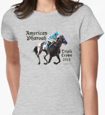 American Pharoah Triple Crown 2015 Women's Fitted T-Shirt