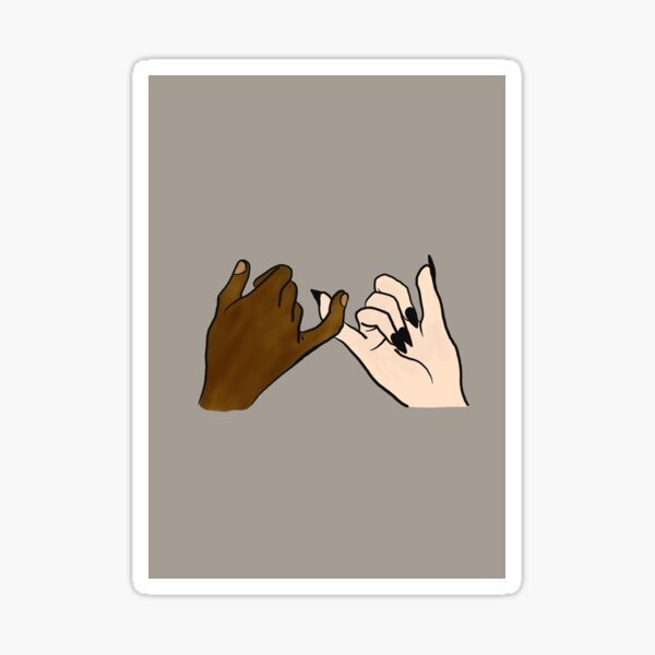 Pinky promise Sticker