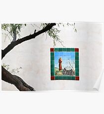 Saint Francis San Xavier Courtyard Poster