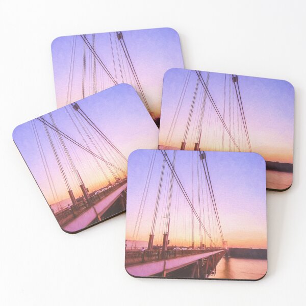 Item preview, Sunset Bridge (digitally repainted) designed and sold by Ray's Photos & Art.