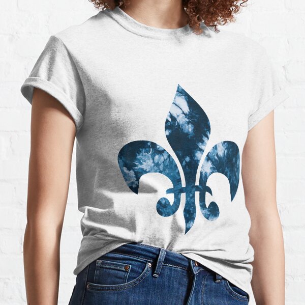 Item preview, Blue Tie Dye Fleur De Lis designed and sold by aterkaderk.