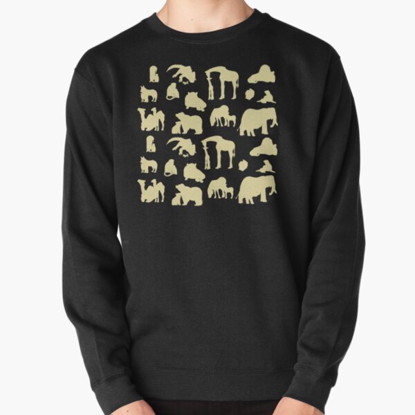 Animal Pattern Pullover Sweatshirt