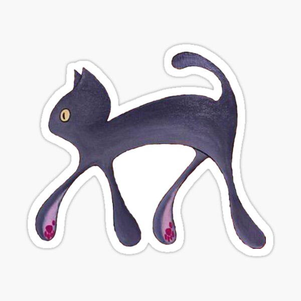 Vista previa del artículo con la obra «Negrita y Brash - Gato», diseñado y vendido por dalmemes.