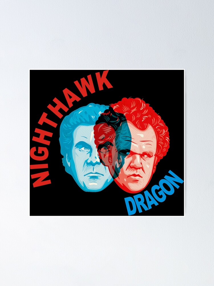 Nighthawk And Dragon Poster By Lenablack88 Redbubble 