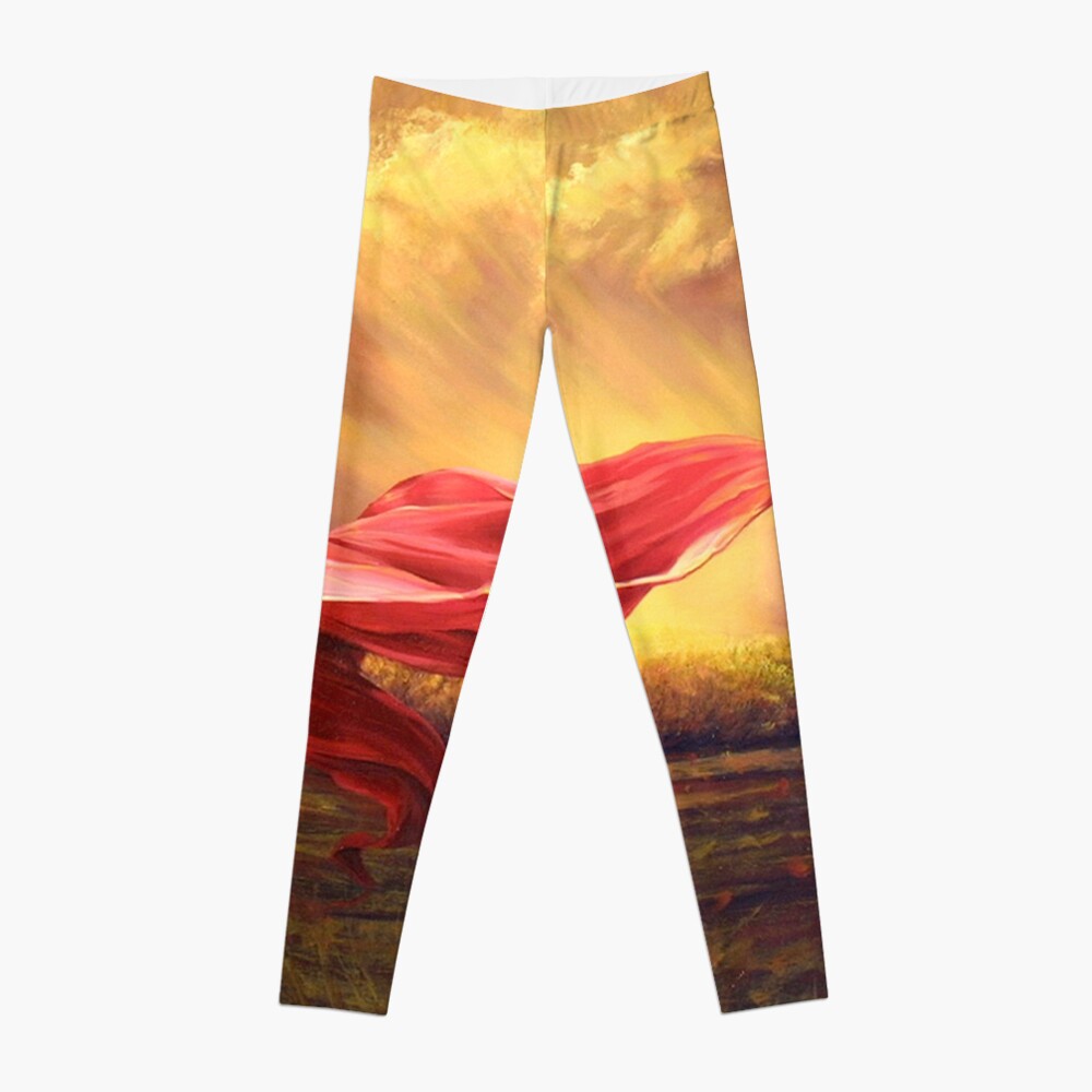 Red Shawl II Leggings
