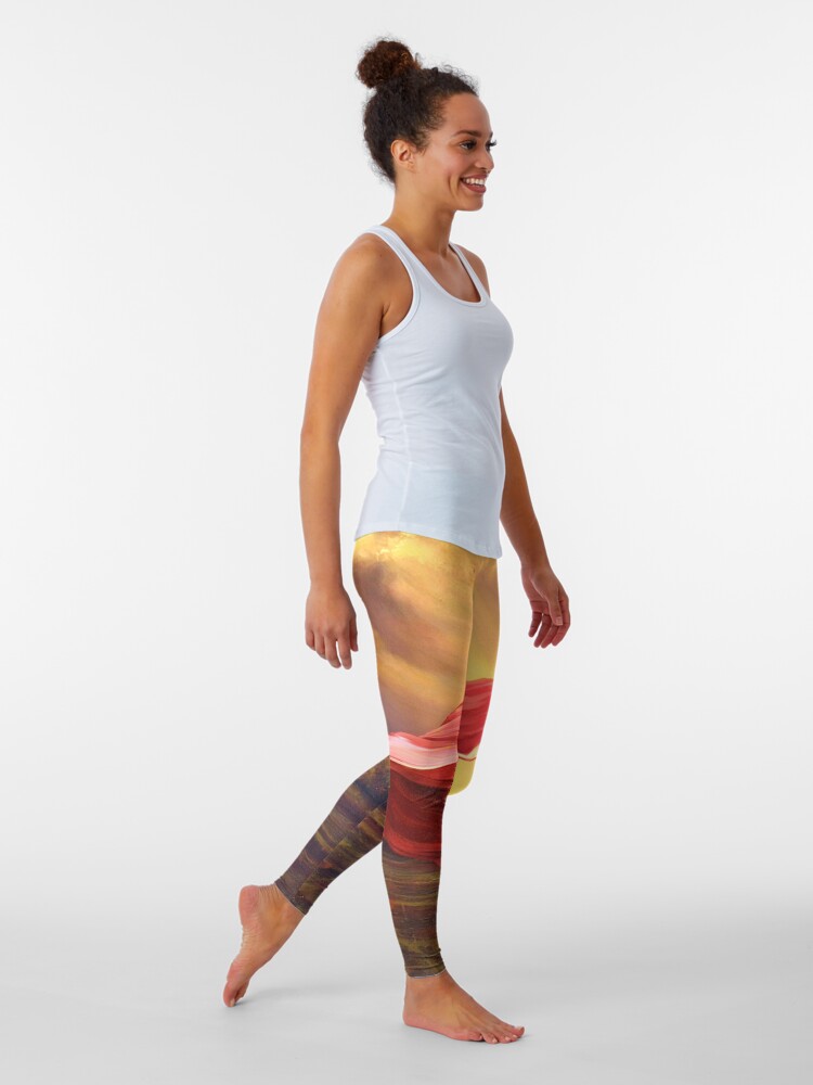 Alternate view of Red Shawl II Leggings
