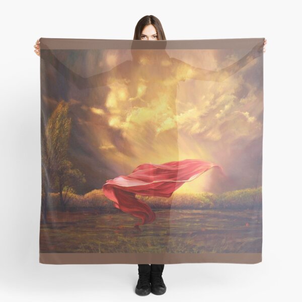Red Shawl II Scarf