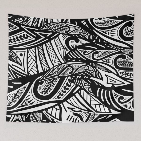 Item preview, Black And White Poly Print designed and sold by sunnthreads.