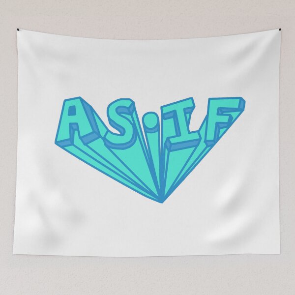 Item preview, AS IF  designed and sold by stickersbycare.