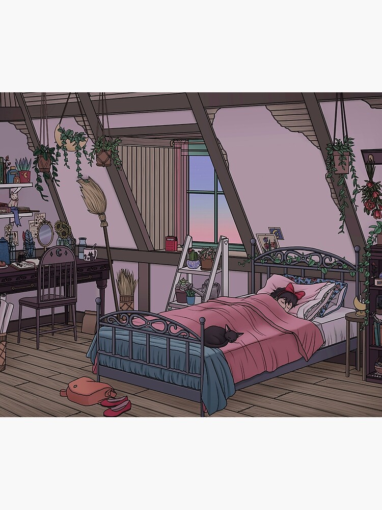 Kiki's Room by kelseydraws