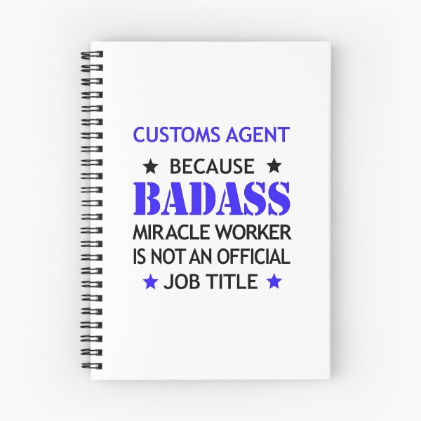 Item preview, Customs Agent Badass Birthday Funny Christmas Cool Gift designed and sold by smily-tees.