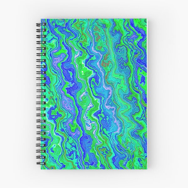 Item preview, Abstract underwater color streams designed and sold by blackhalt.