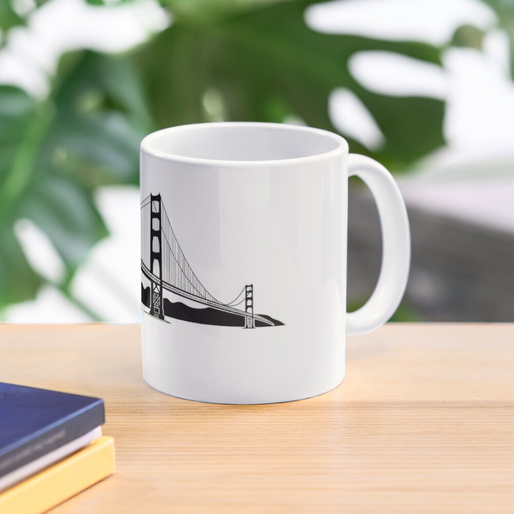 San Francisco Stackable Espresso Mugs Golden Gate Bridge Stackable Espresso  Mugs : Cable Car Store