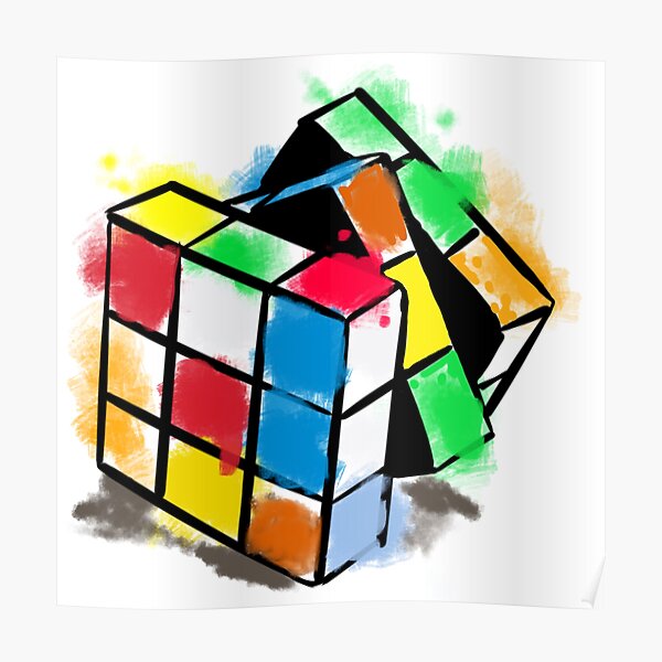 Rubiks Cube Posters | Redbubble