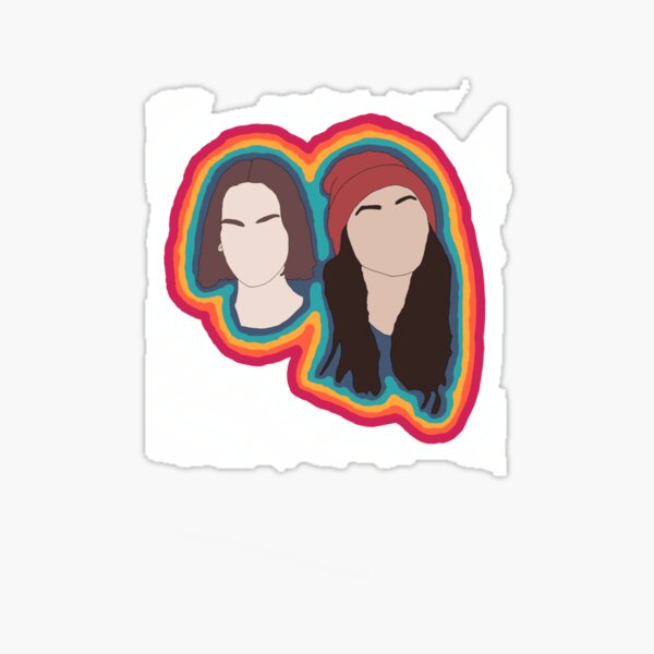 Casey and izzie atypical Sticker
