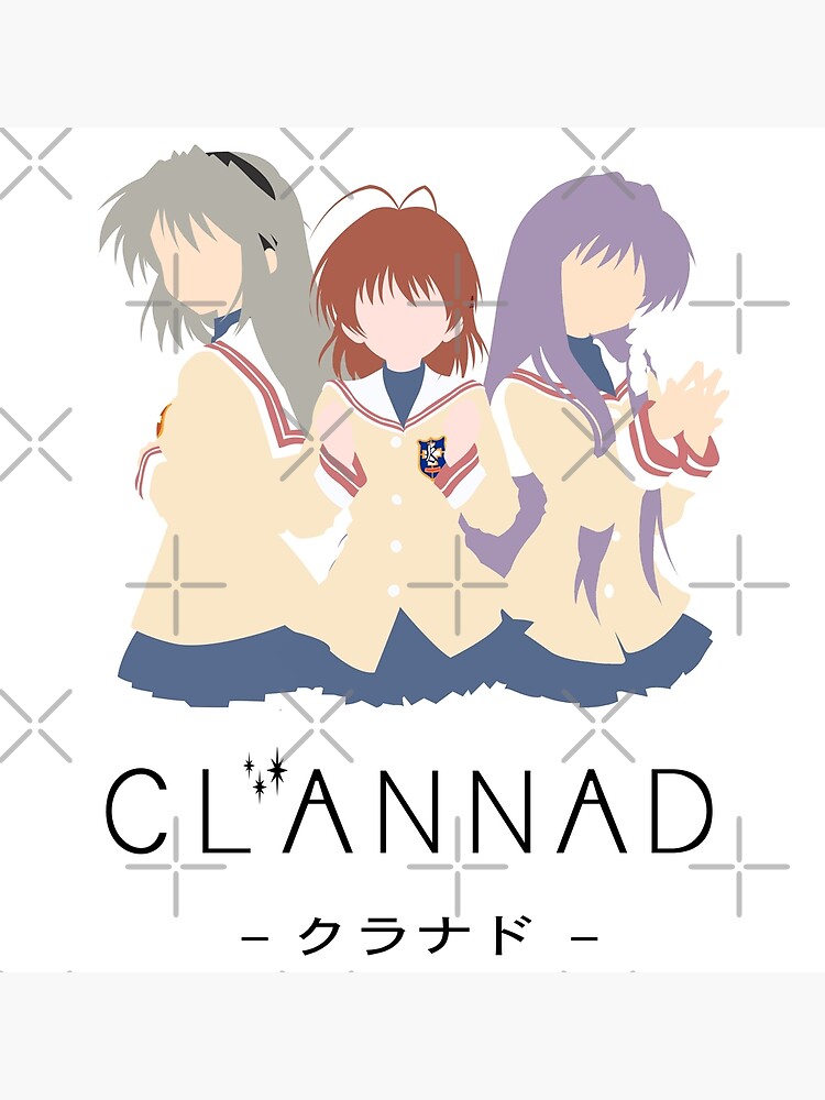 Clannad anime poster Nagisa Furukawa Art Print for Sale by wazzaah