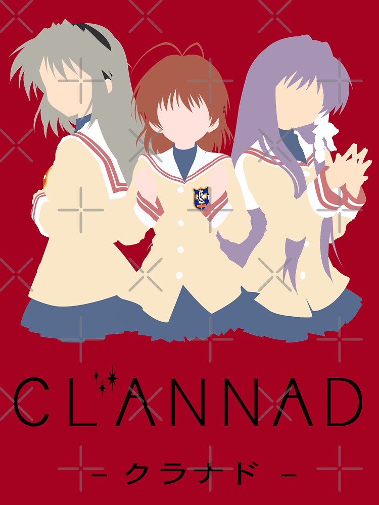 A Wide Variety of Clannad Anime Characters Wall Scroll Hanging Decor  (Tomoyo & Kyou & Nagisa 1) 