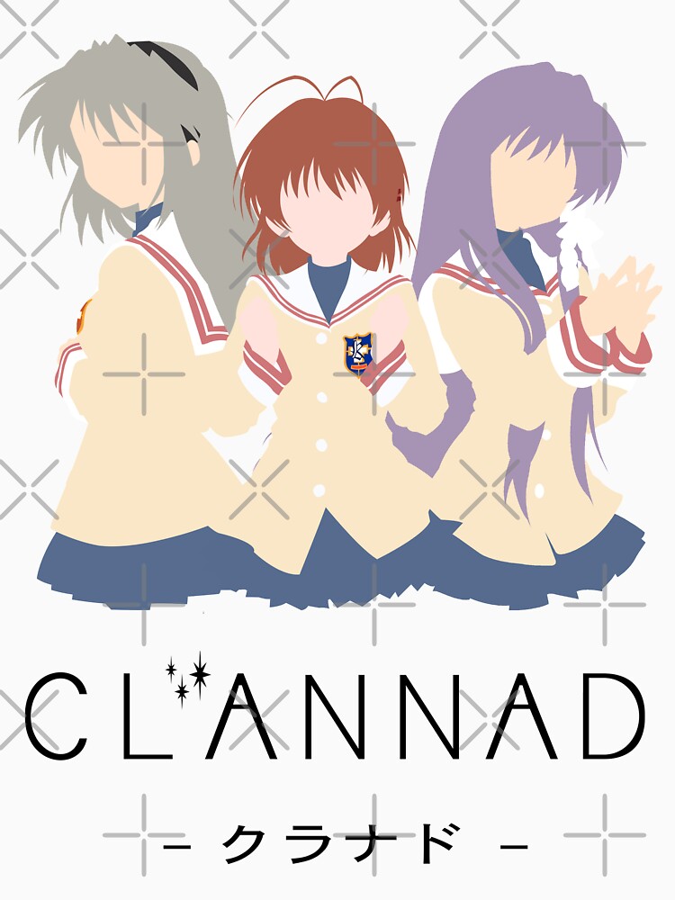 Clannad. Nagisa had to quit her job and Tomoya worked so much