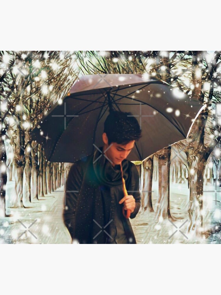 Matthew Daddario Snow Umbrella Poster For Sale By Deviantmalec