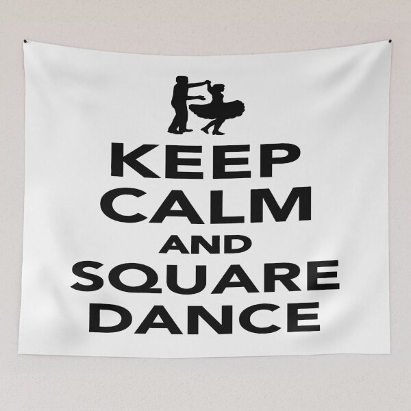 Item preview, Keep Calm & SD - Black designed and sold by Square Dancing Gifts & Merchandise.