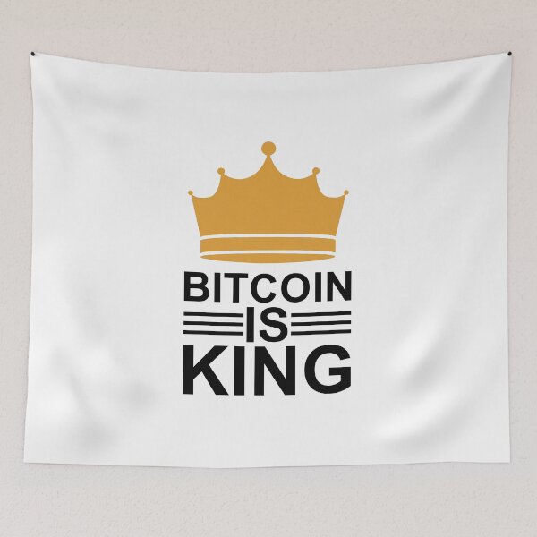 Item preview, bitcoin king designed and sold by TM Selvam.