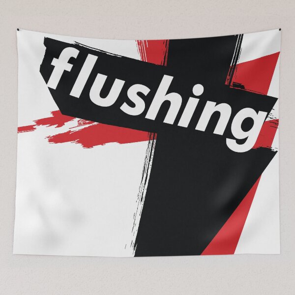 Item preview, Flushing Double Cross New York Raised Me designed and sold by ProjectX23.