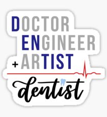 Dentist Formula Sticker