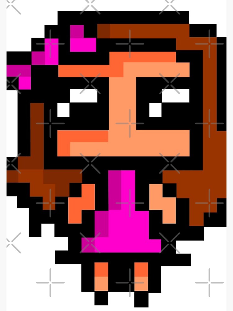 Cahier à Spirale Fille Pixel Art Kawaii Mignone Par Lefad Redbubble 